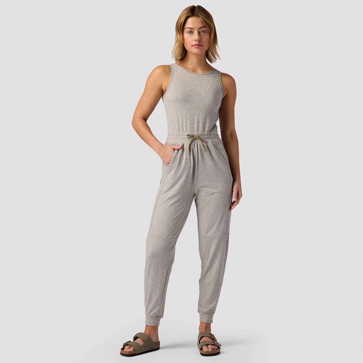 Backcountry Backcountry Destination Everywhere Jumpsuit - Women's Goat Grey, M