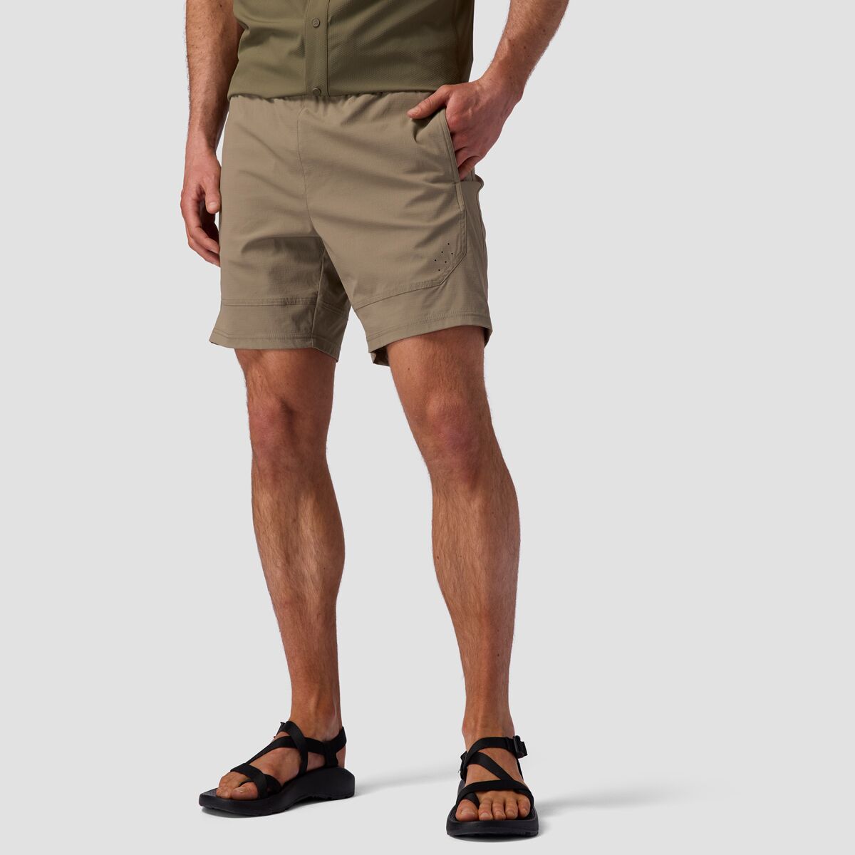 Backcountry Backcountry Wasatch Ripstop Pull-On Short - Men's Fallen Rock, L