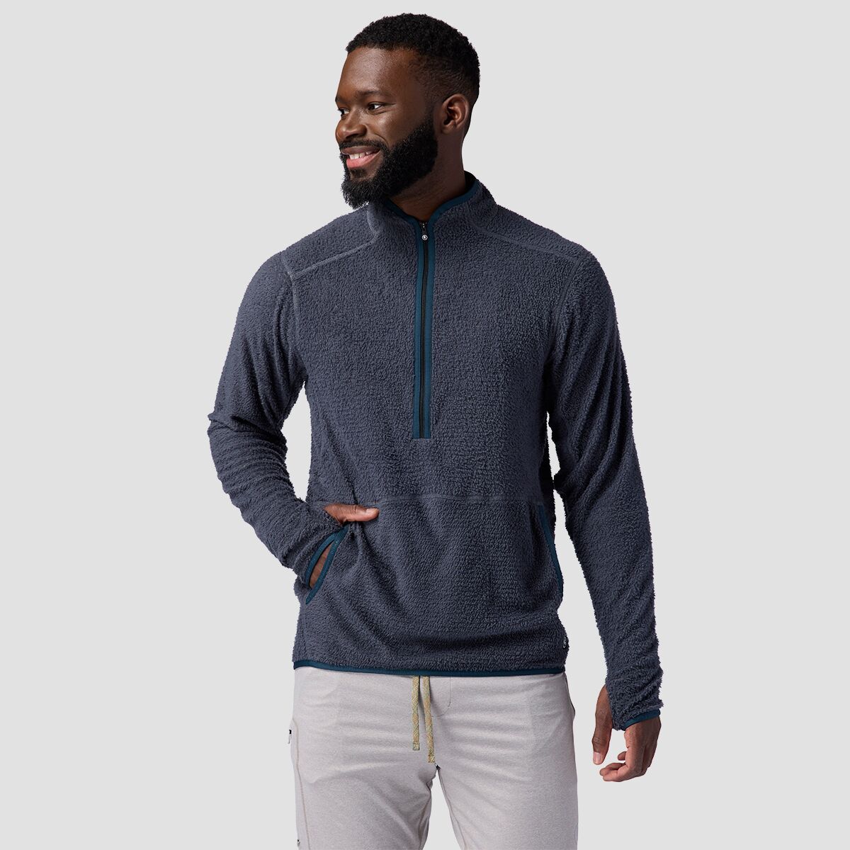 Backcountry Highliner PrimaLoft Air-Perm Fleece 1/4-Zip - Men's Turbulence, XL