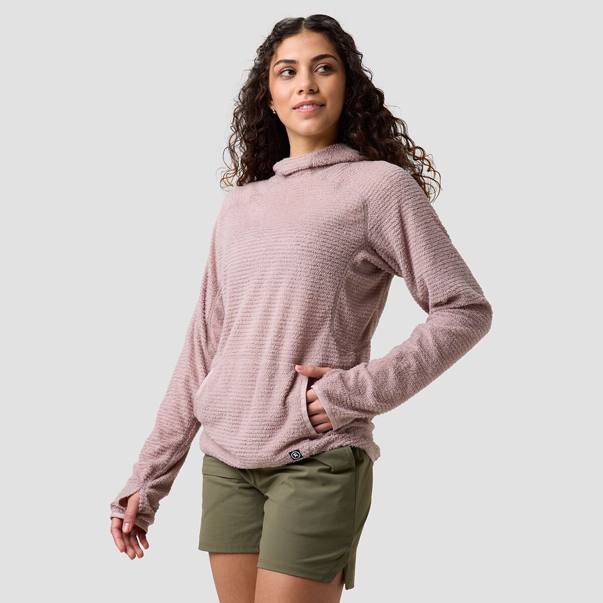 Backcountry Backcountry Highliner PrimaLoft Air-Perm Fleece Hoodie - Women's Bark, L