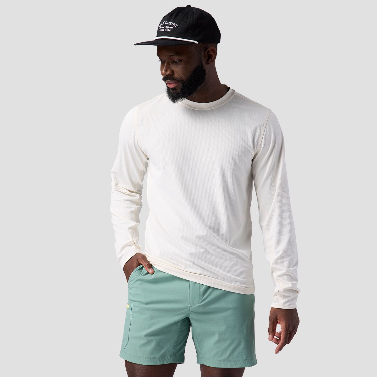 (取寄) バックカントリー メンズ タホ サン ロングスリーブ クルー シャツ - メンズ Backcountry men Tahoe Sun Long-Sleeve Crew Shirt - Men's Egret EGR.jpg