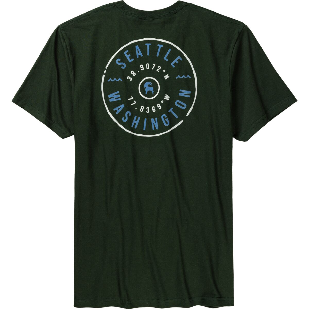 Backcountry Backcountry Seattle Tree T-Shirt - Men's Forest Green, XL