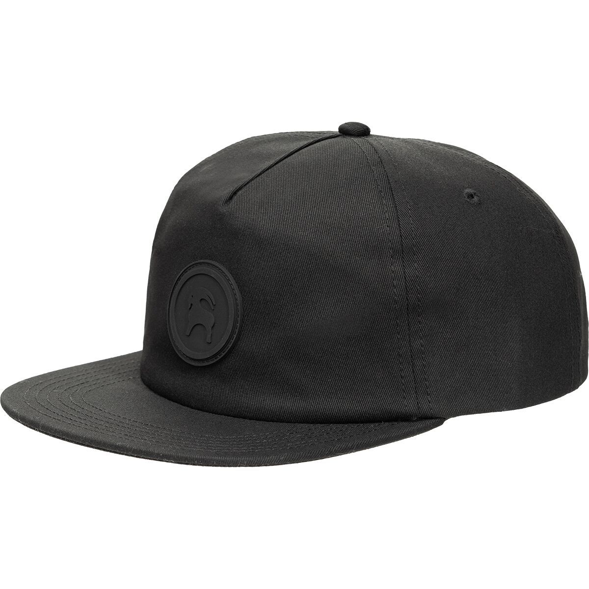 Backcountry Patch Goat Flat Brim Hat Black, One Size