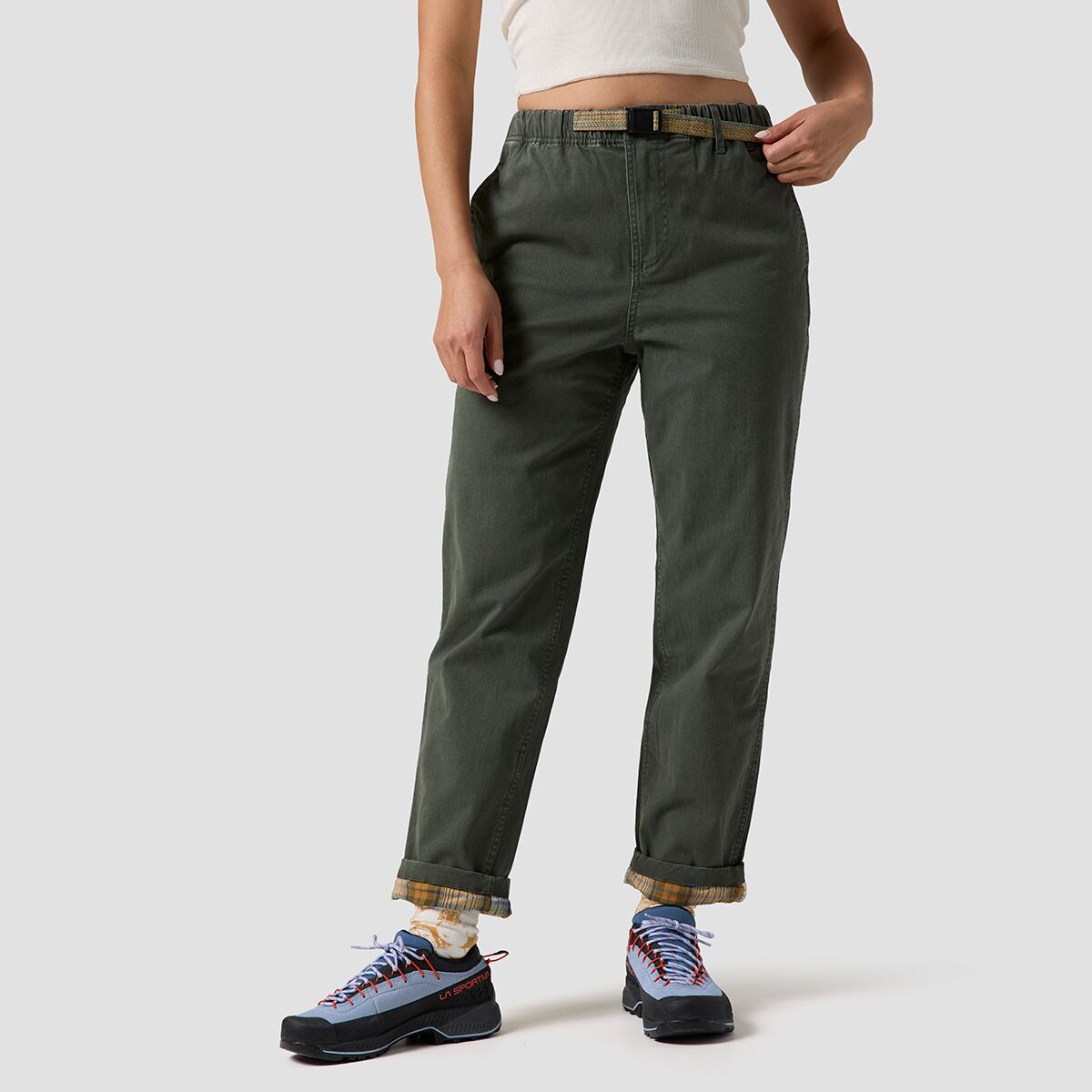 Backcountry Backcountry Venture Daily Flannel Lined Pant - Women's Climbing Ivy, XS