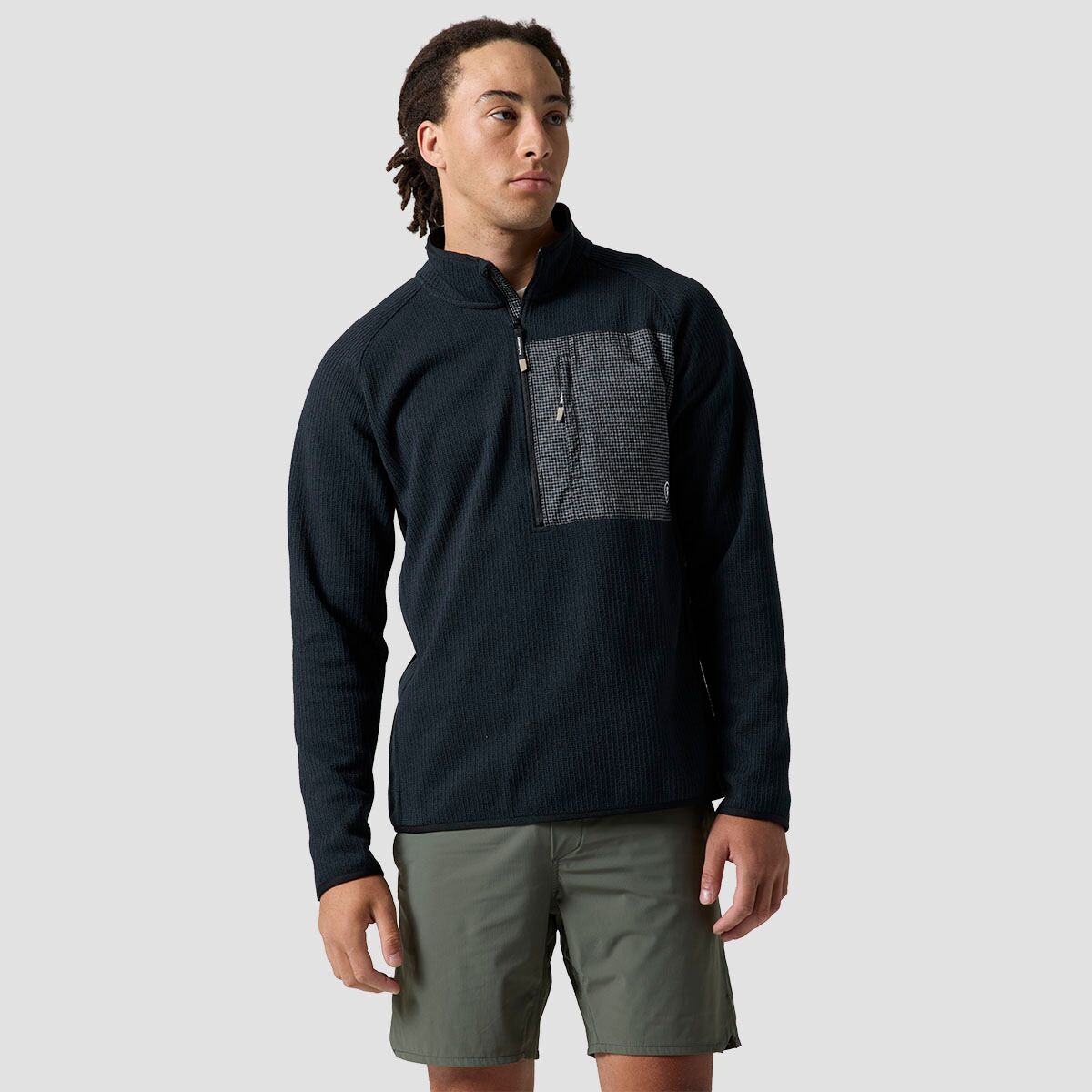 Backcountry Backcountry Wander Sweater Fleece 1/2-Zip - Men's Black, L