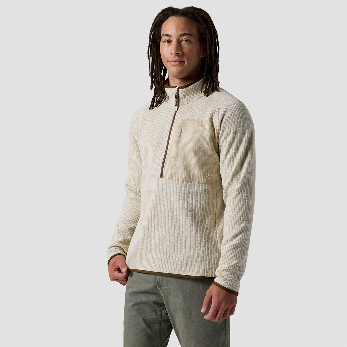 Backcountry Backcountry Wander Sweater Fleece 1/2-Zip - Men's Fog Heather, XL