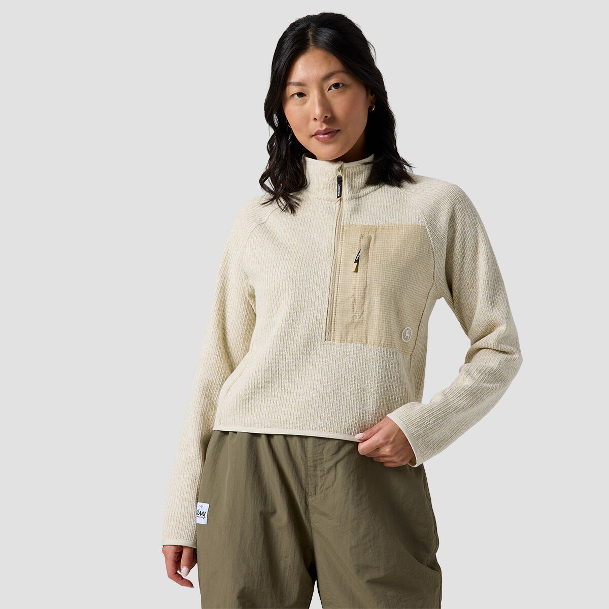Backcountry Backcountry Wander Sweater Fleece 1/2-Zip - Women's Fog Heather, XL