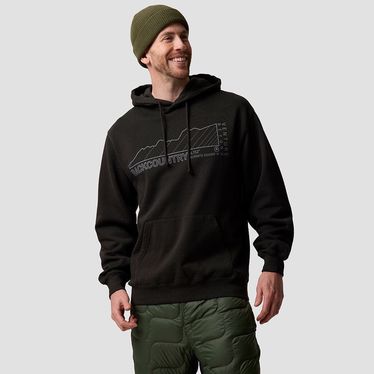 Backcountry Coordinates Hoodie Black, XL