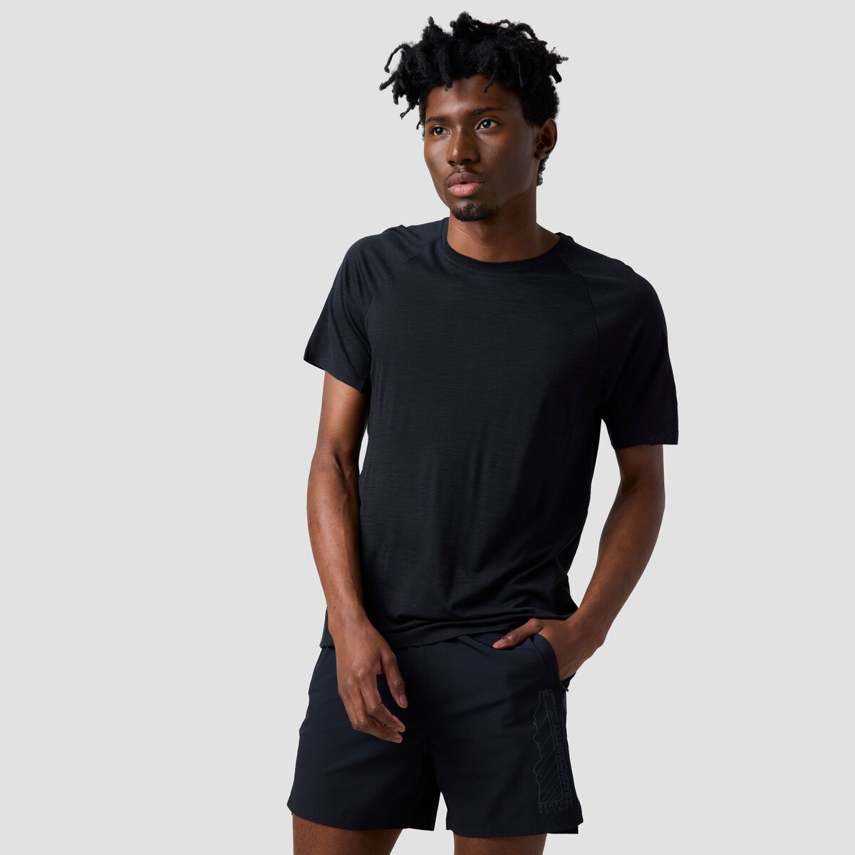 Backcountry Backcountry Wasatch Adventure RWS Merino Lt-Wt Tech Tee - Men's Black, XL