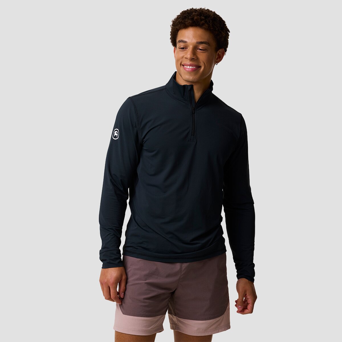 Backcountry Backcountry Tahoe Sun 1/4 Zip - Men's Black, XXL
