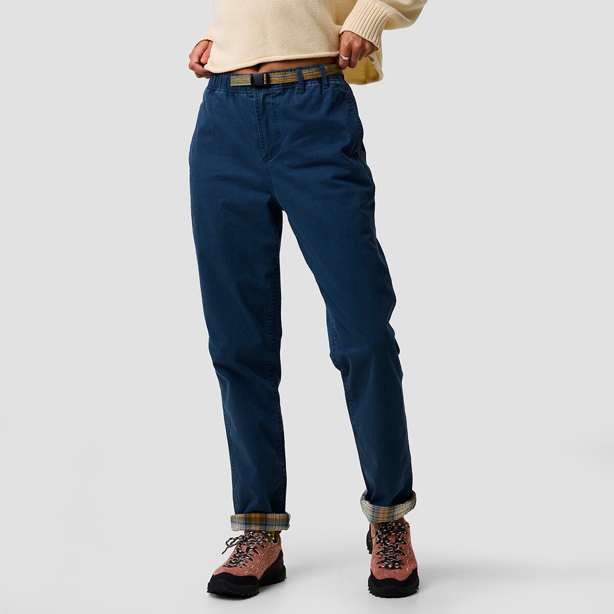 Backcountry Backcountry Venture Daily Flannel Lined Pant - Women's Midnight Blue, XS