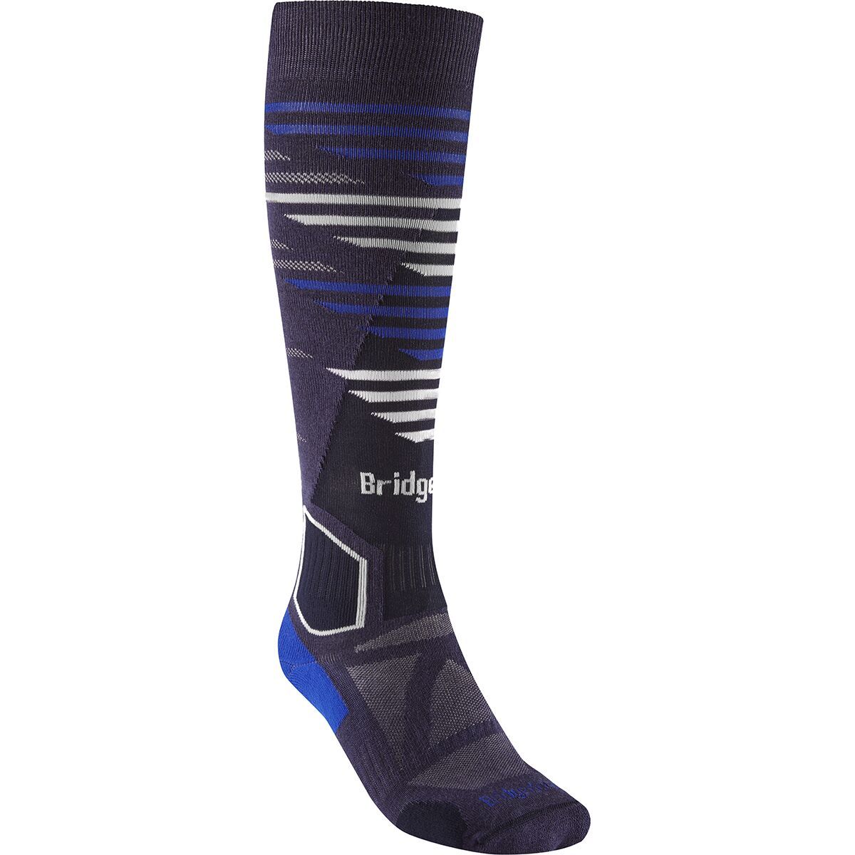 Image of Bridgedale Ski Lightweight Pattern Sock Navy, M