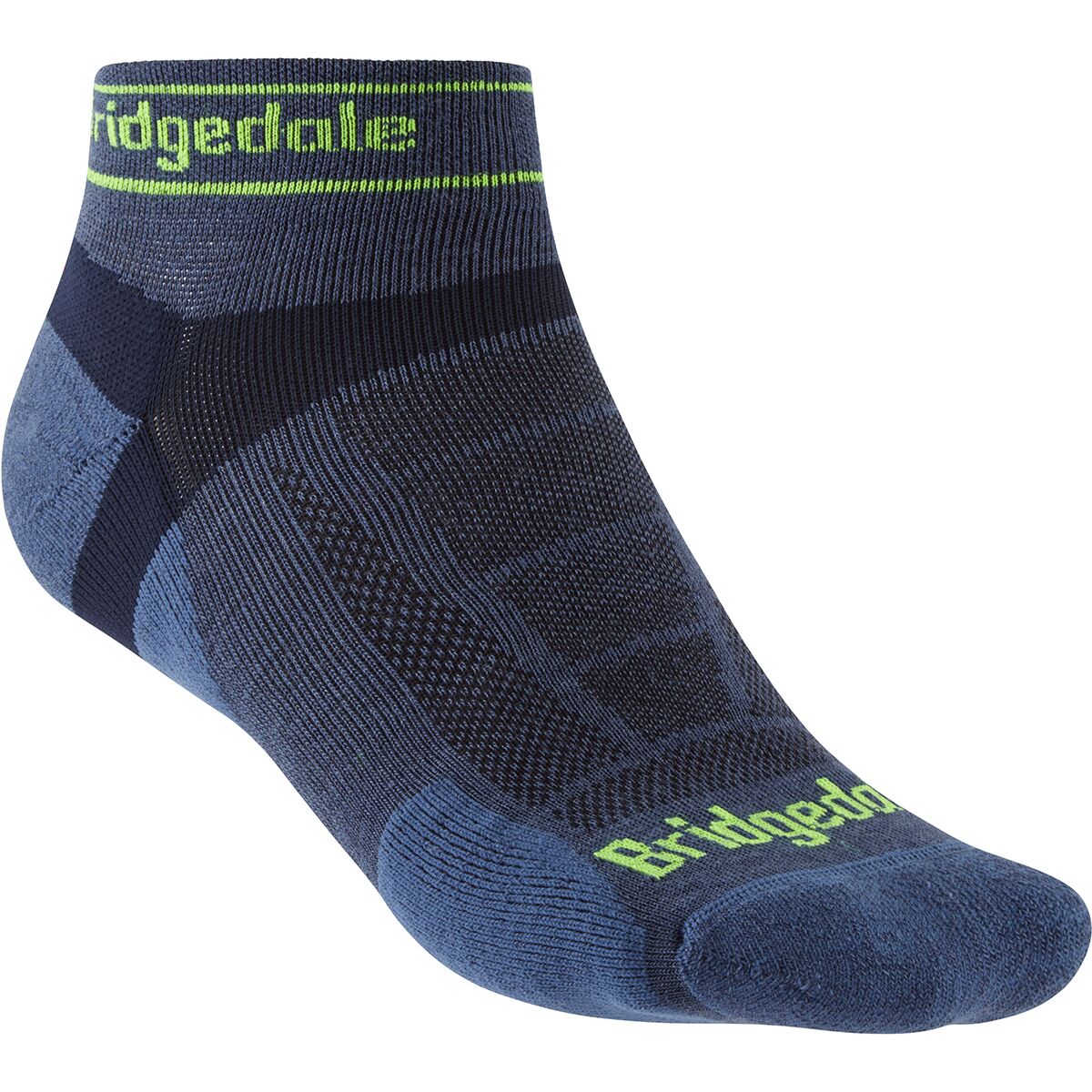 Bridgedale Mens TRAIL Socks Ultra Light T2 Merino Cool Comfort Black Grey Sports 