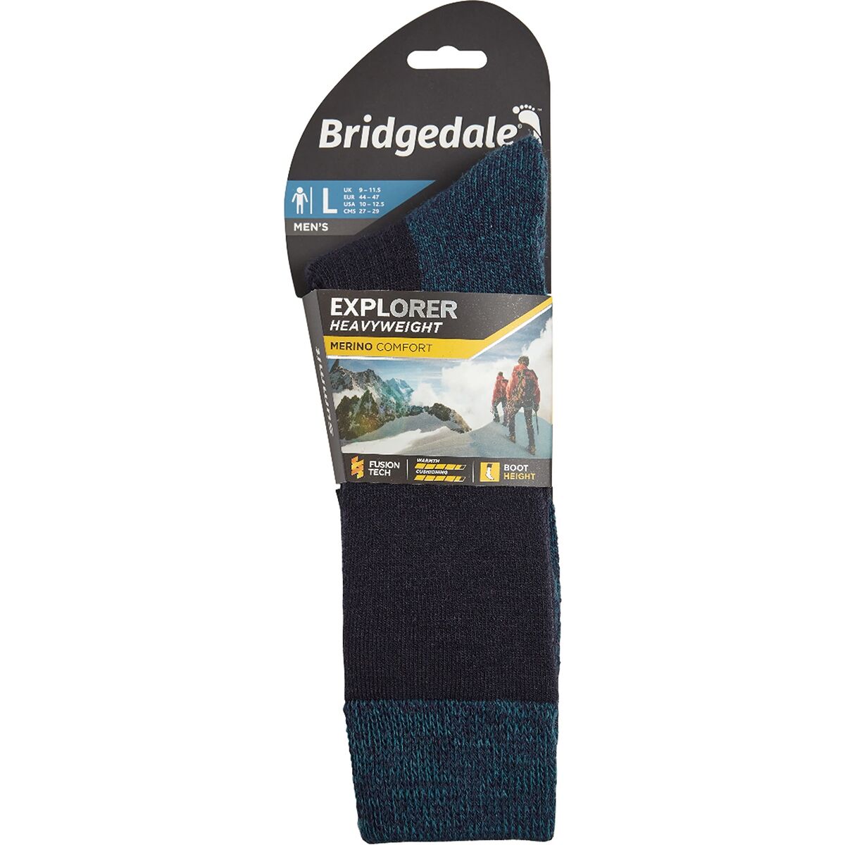 Men's Bridgedale Explorer Heavyweight Merino Comfort Boot Socks