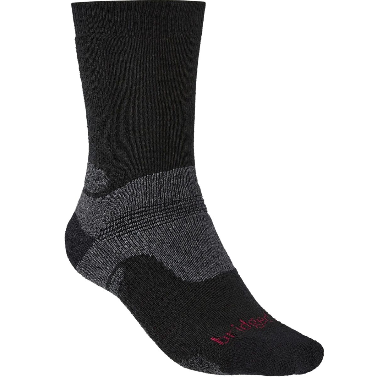 Image of Bridgedale Hike Midweight Merino Performance Boot Sock - Men's Black, L