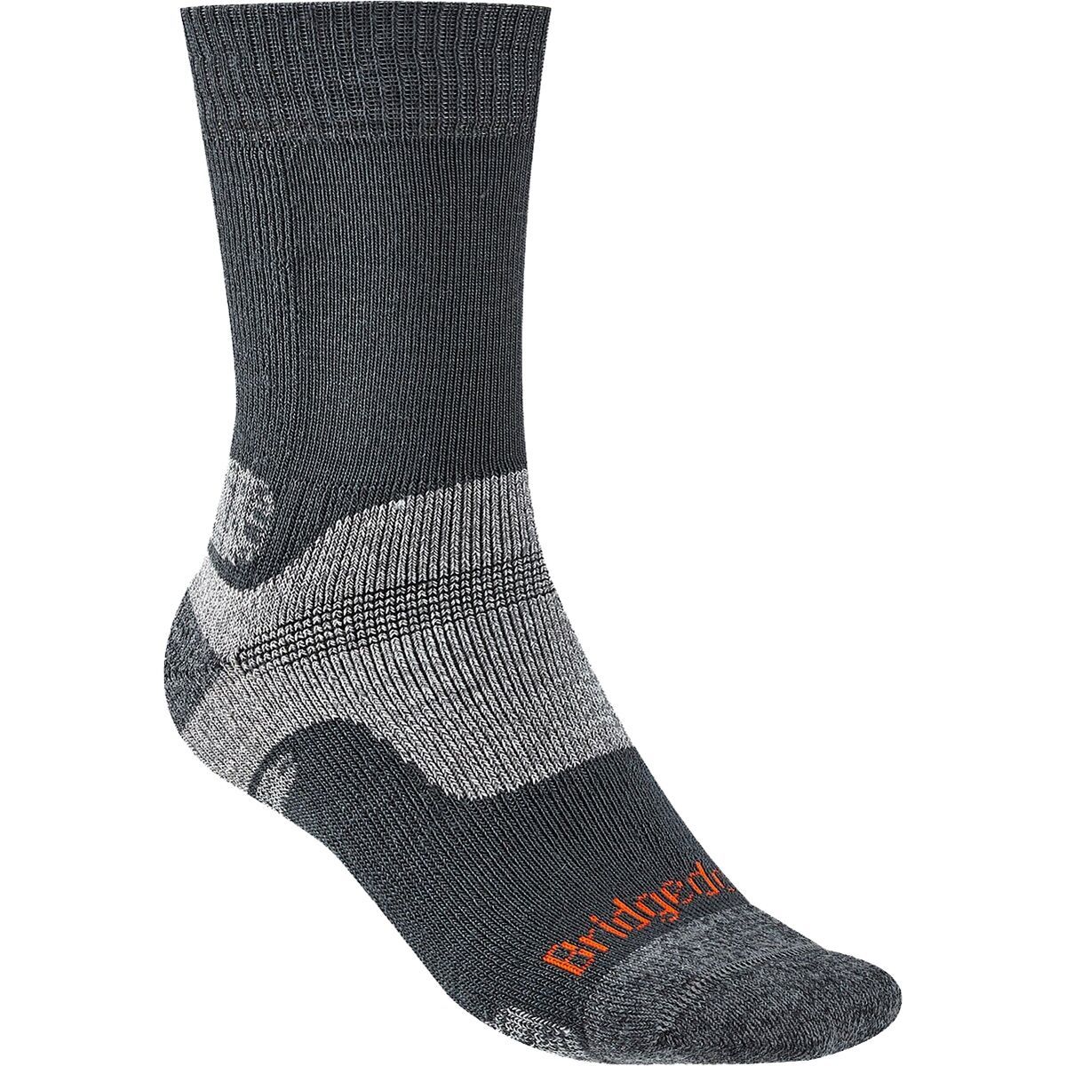 Image of Bridgedale Hike Midweight Merino Performance Boot Sock - Men's Gunmetal, M