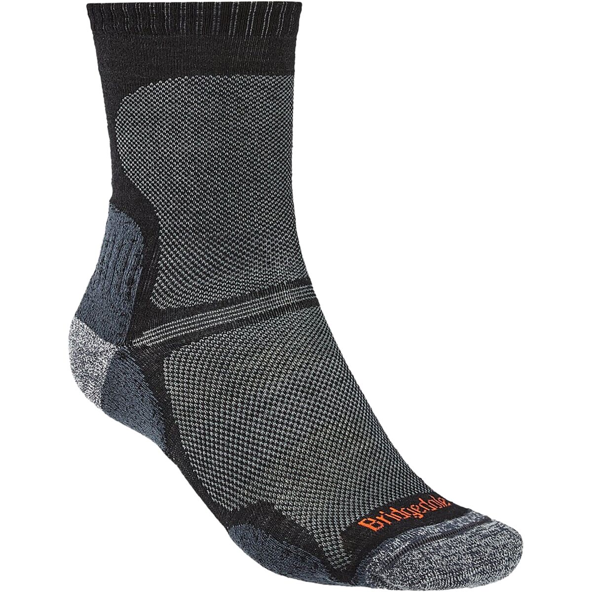 Image of Bridgedale Hike Ultralight Merino Endurance Crew Sock Black, XL