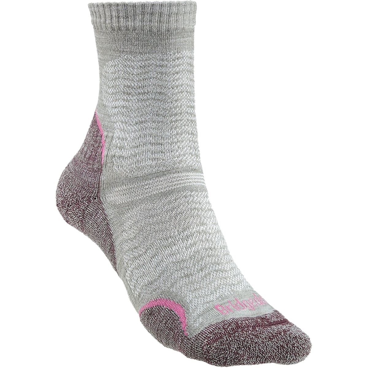Image of Bridgedale Hike Ultralight Merino Endurance Crew Sock - Women's Aubergine, M
