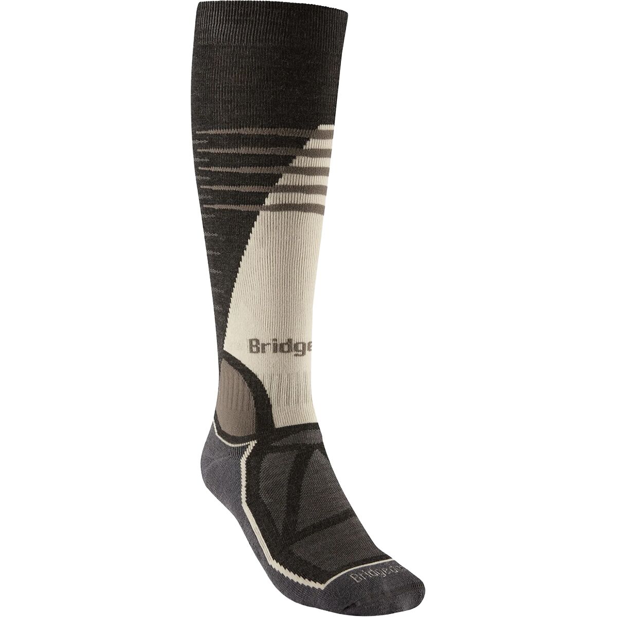 Image of Bridgedale Ski Midweight Merino Performance Sock - Men's Graphite/Bungee, M