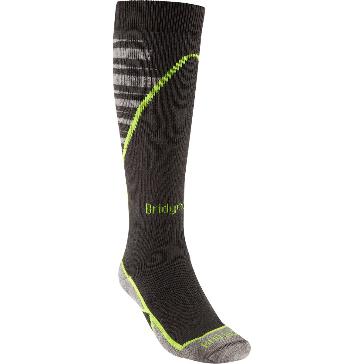 Image of Bridgedale Ski Midweight Plus Merino Performance Sock - Men's Gunmetal/Stone, XL