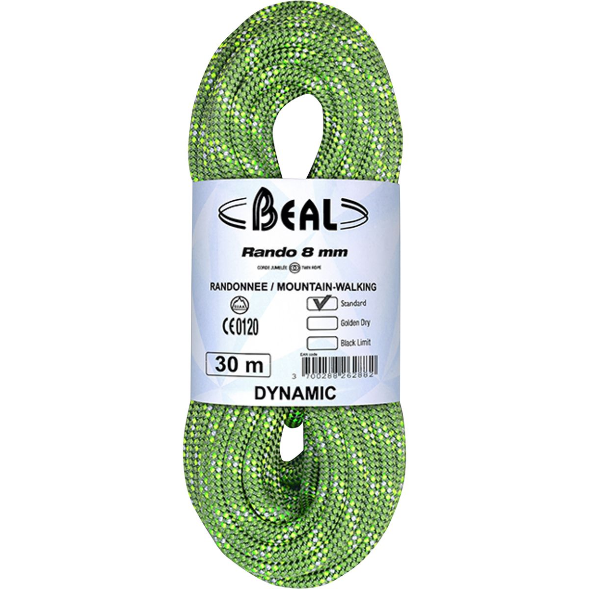Beal Beal Rando Rope - 8mm Blue, 20m
