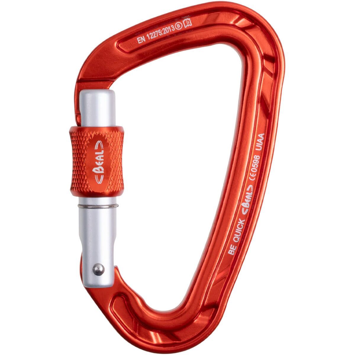 Image of Beal Be Quick Screwgate Carabiner Orange, One Size