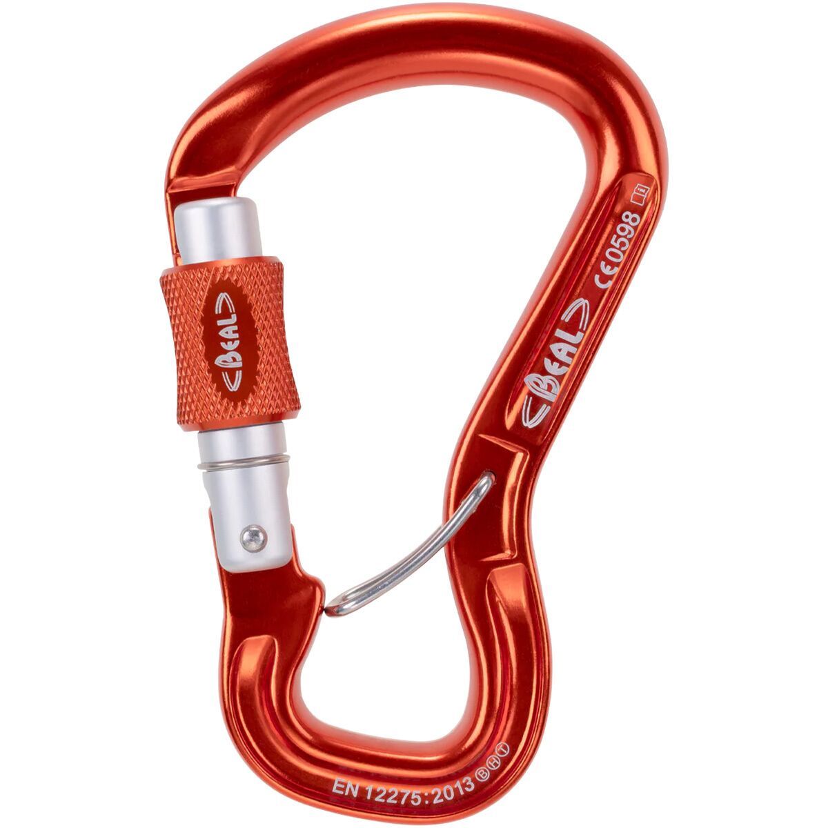 Image of Beal Express Screw Gate Belay Carabiner Orange, One Size