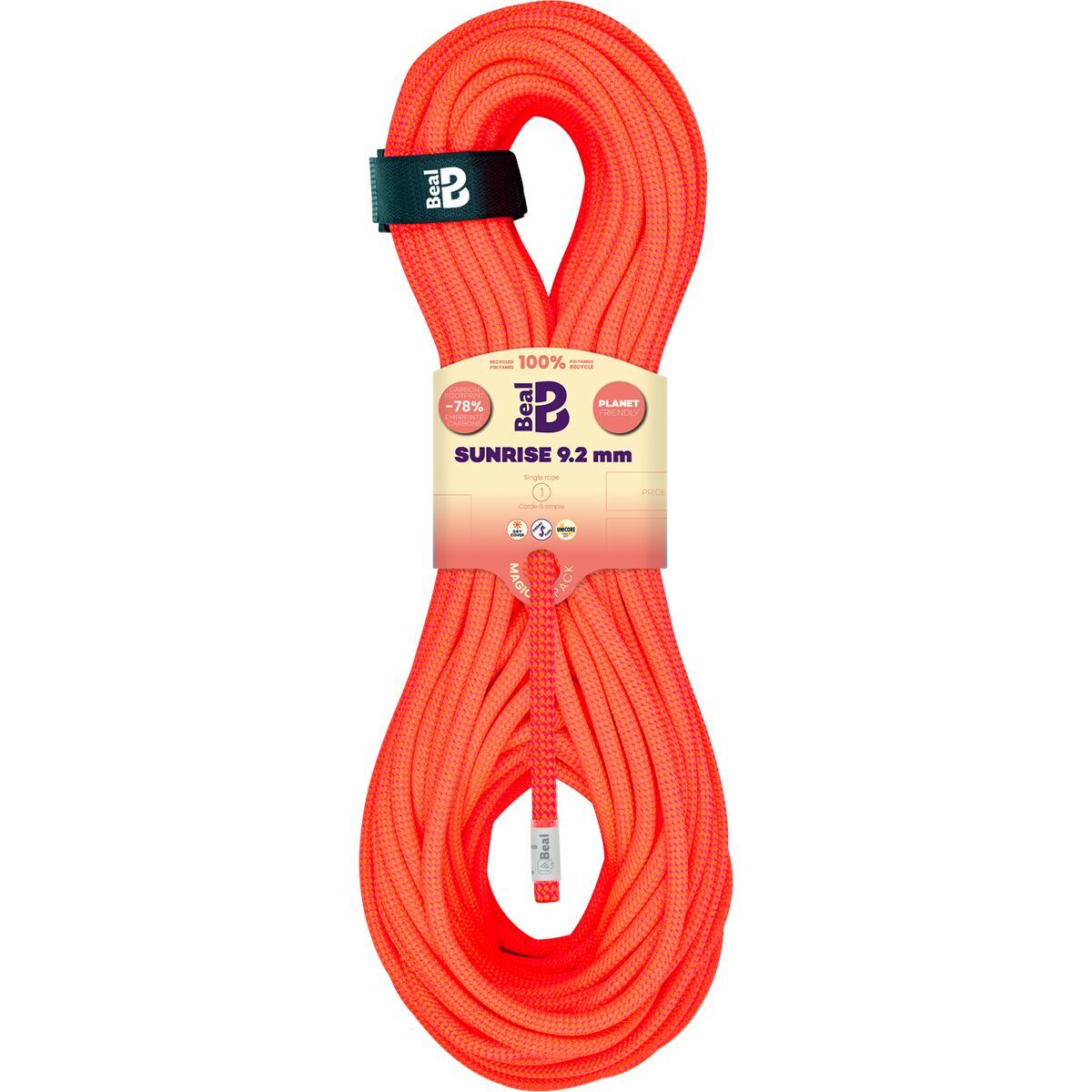Beal Sunrise 9.2mm Rope Orange, 60m