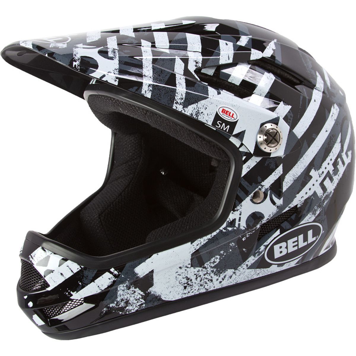 Bell Sanction Helmet Black/White Line, M