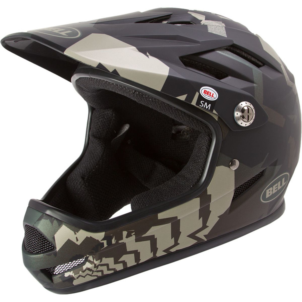 Bell Sanction Helmet Green Shattered, S