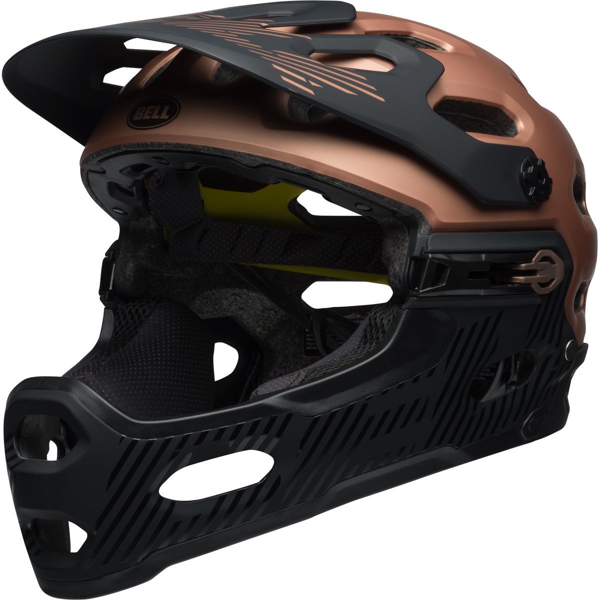 Bell Super 3R Mips Helmet Matte/Gloss Copper/Black, L