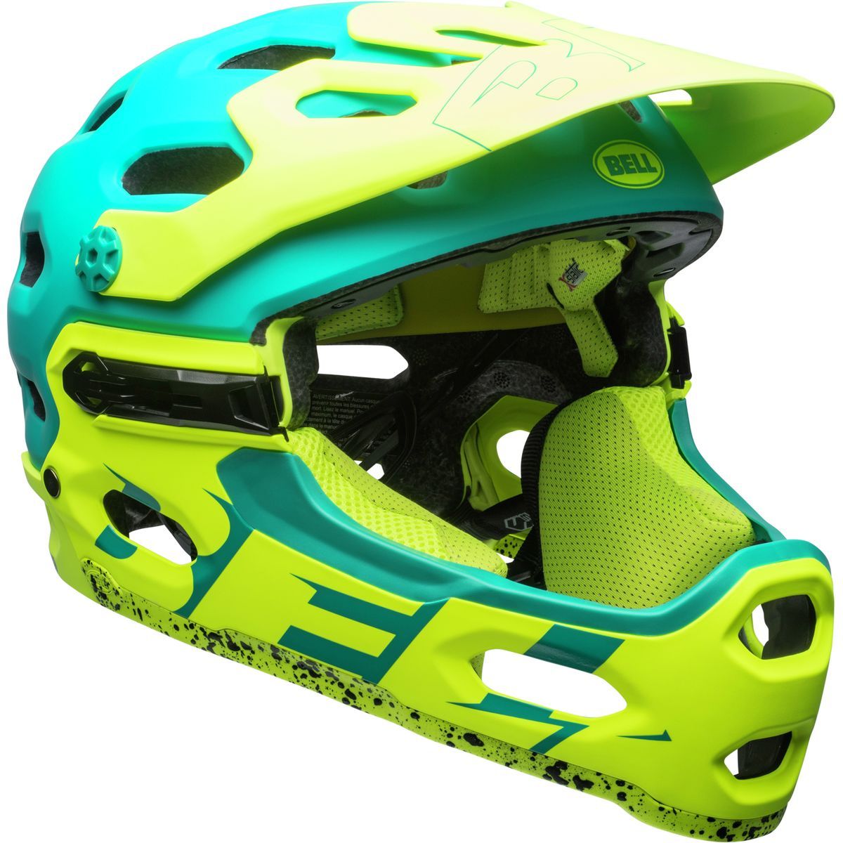 Bell Super 3R Mips Helmet Matte Emerald/Retina Sear, M