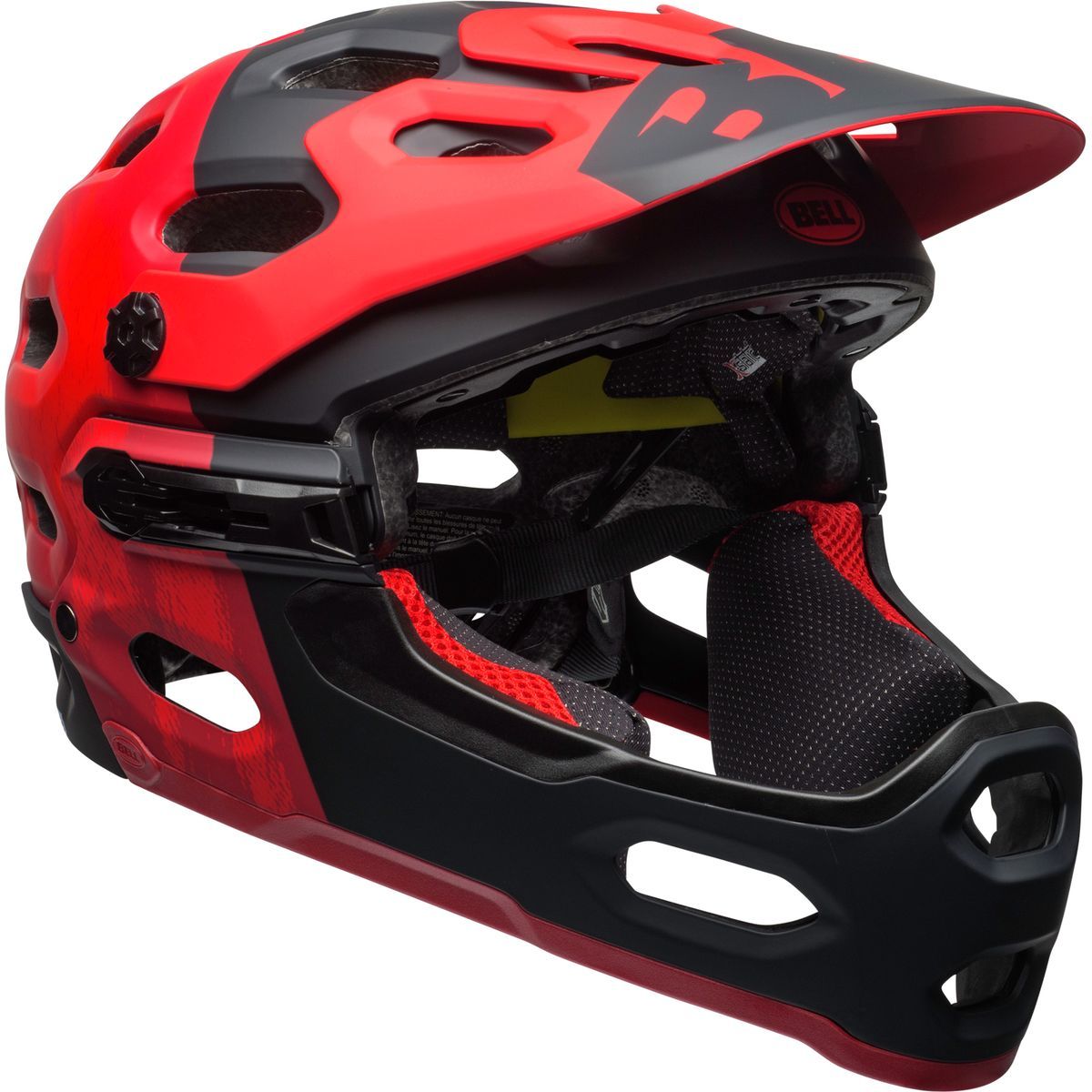 Bell Super 3R Mips Helmet Matte Red/Marsala/Black, S