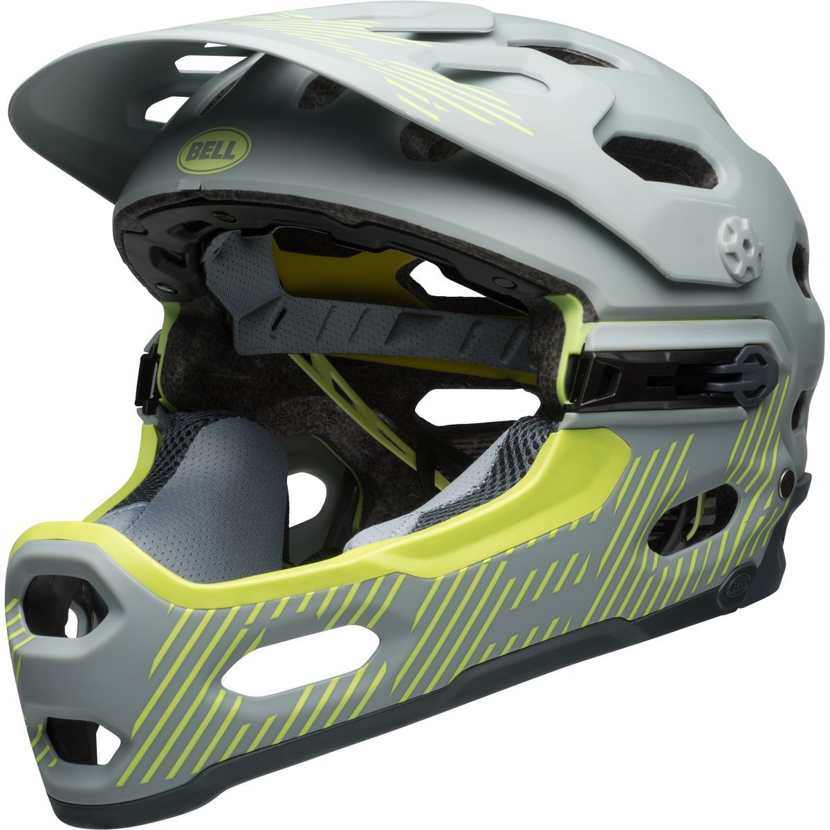 Bell Super 3R Mips Helmet Matte Smoke/Pear, M