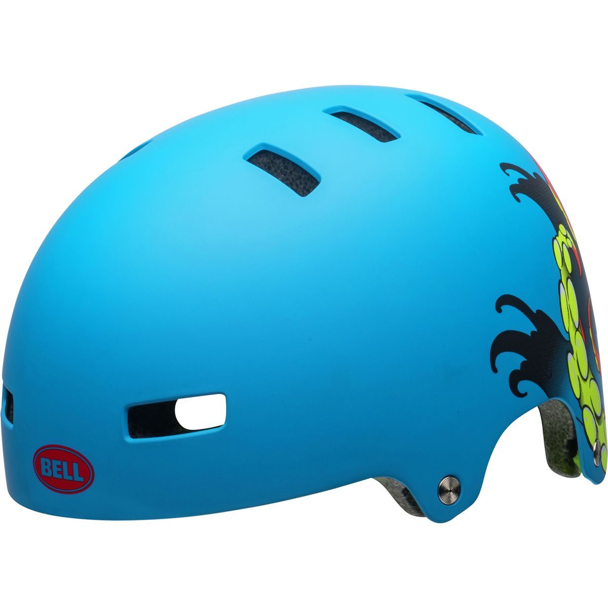 Bell Span Helmet - Kids' Matte Force Blue Octobeast, XS