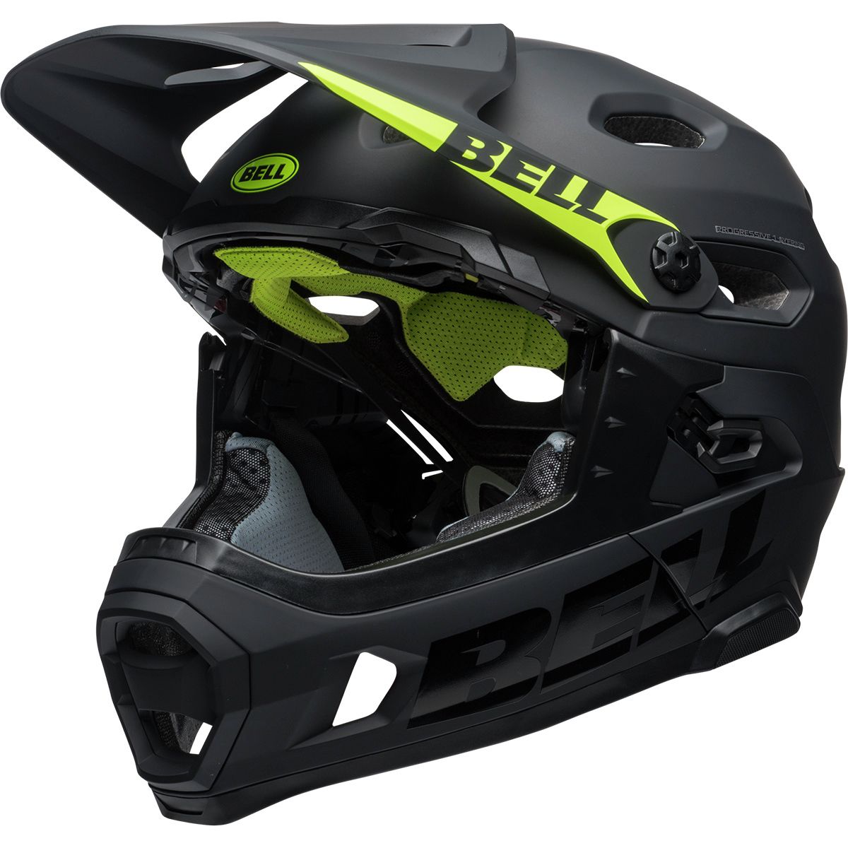 Image of Bell Super DH Mips Helmet Matte/Gloss Black, L