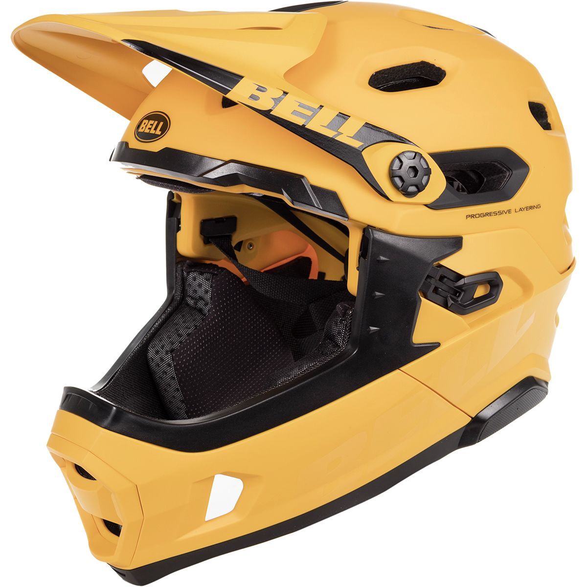 Bell Super DH Mips Helmet Matte/Gloss Yellow/Black, L