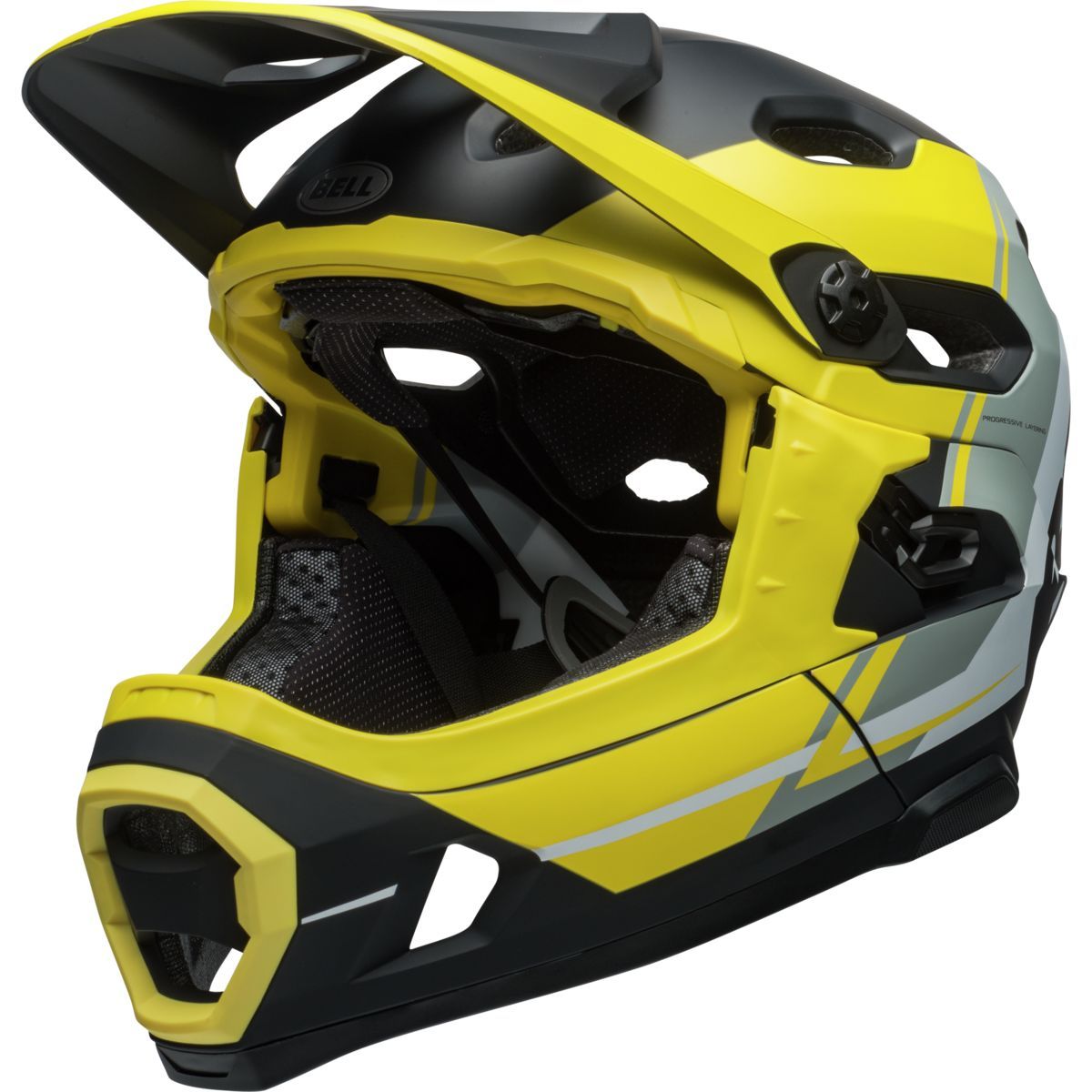 Bell Super DH Mips Helmet Yellow/Silver/Black Recourse, S
