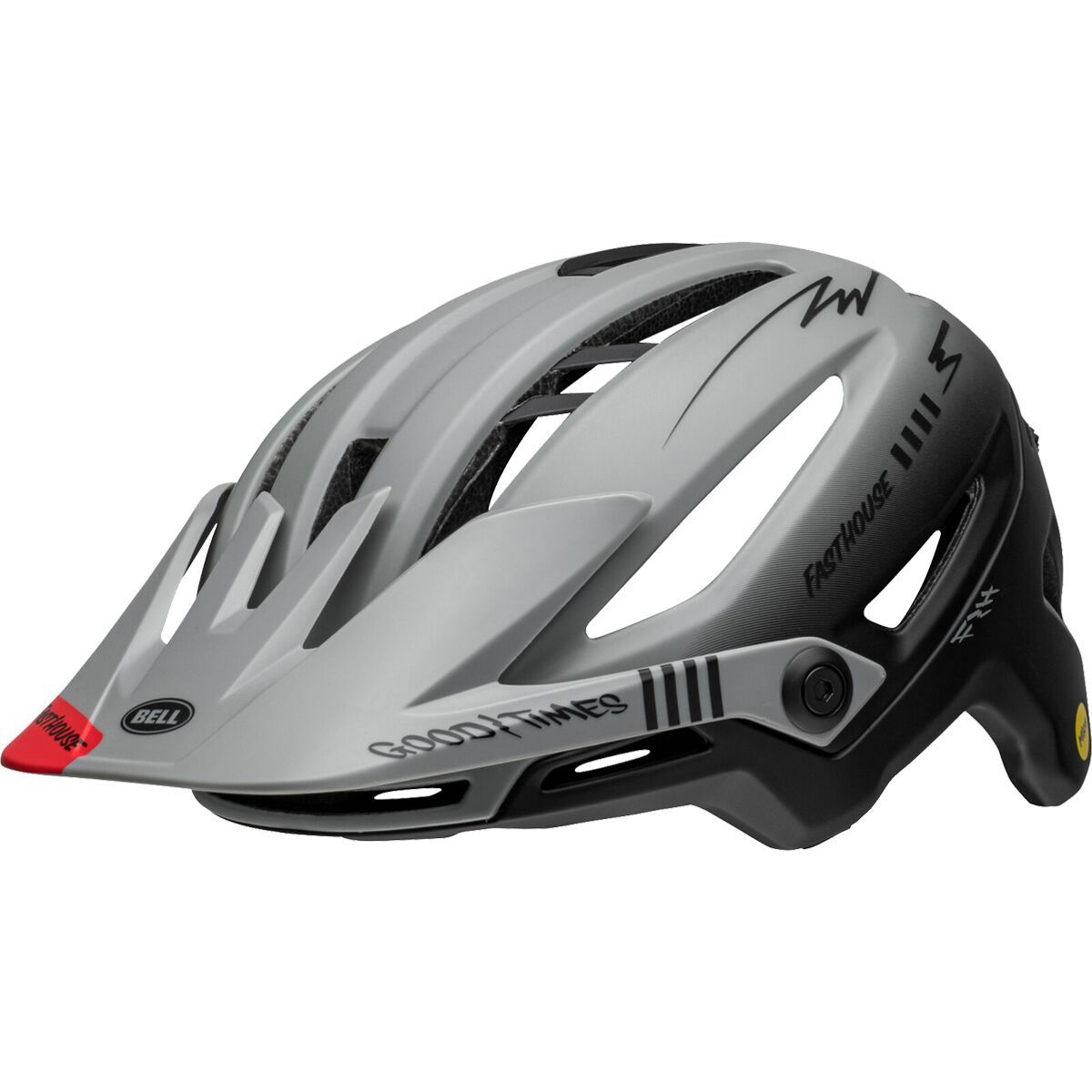Image of Bell Sixer Mips Helmet Fasthouse Matte Gray/Black, S