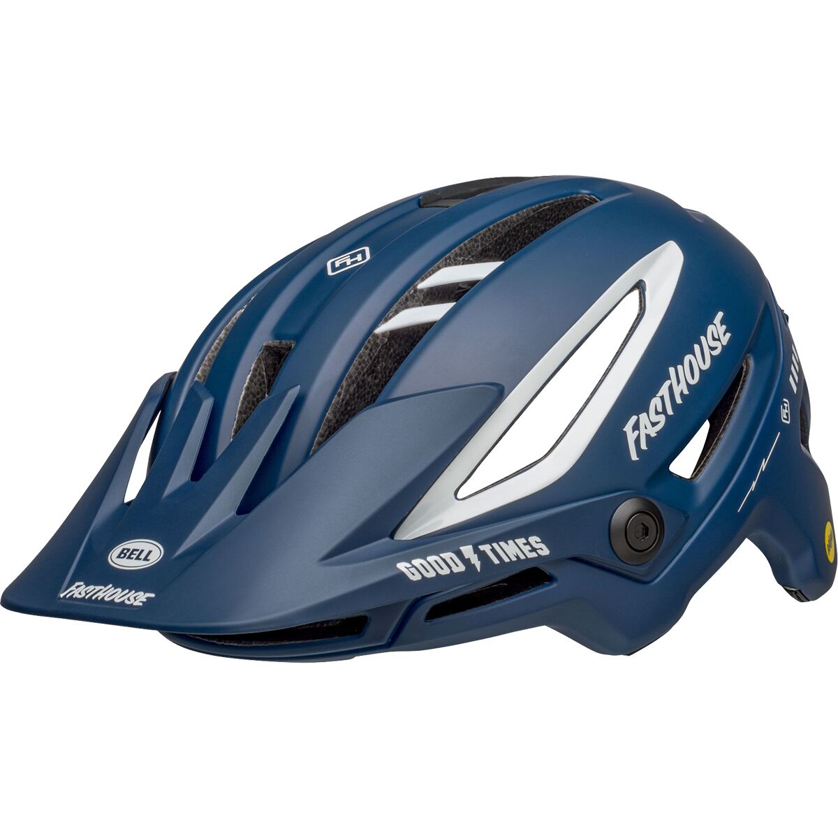 Image of Bell Sixer Mips Helmet Matte/Gloss Blue/White Fasthouse, M
