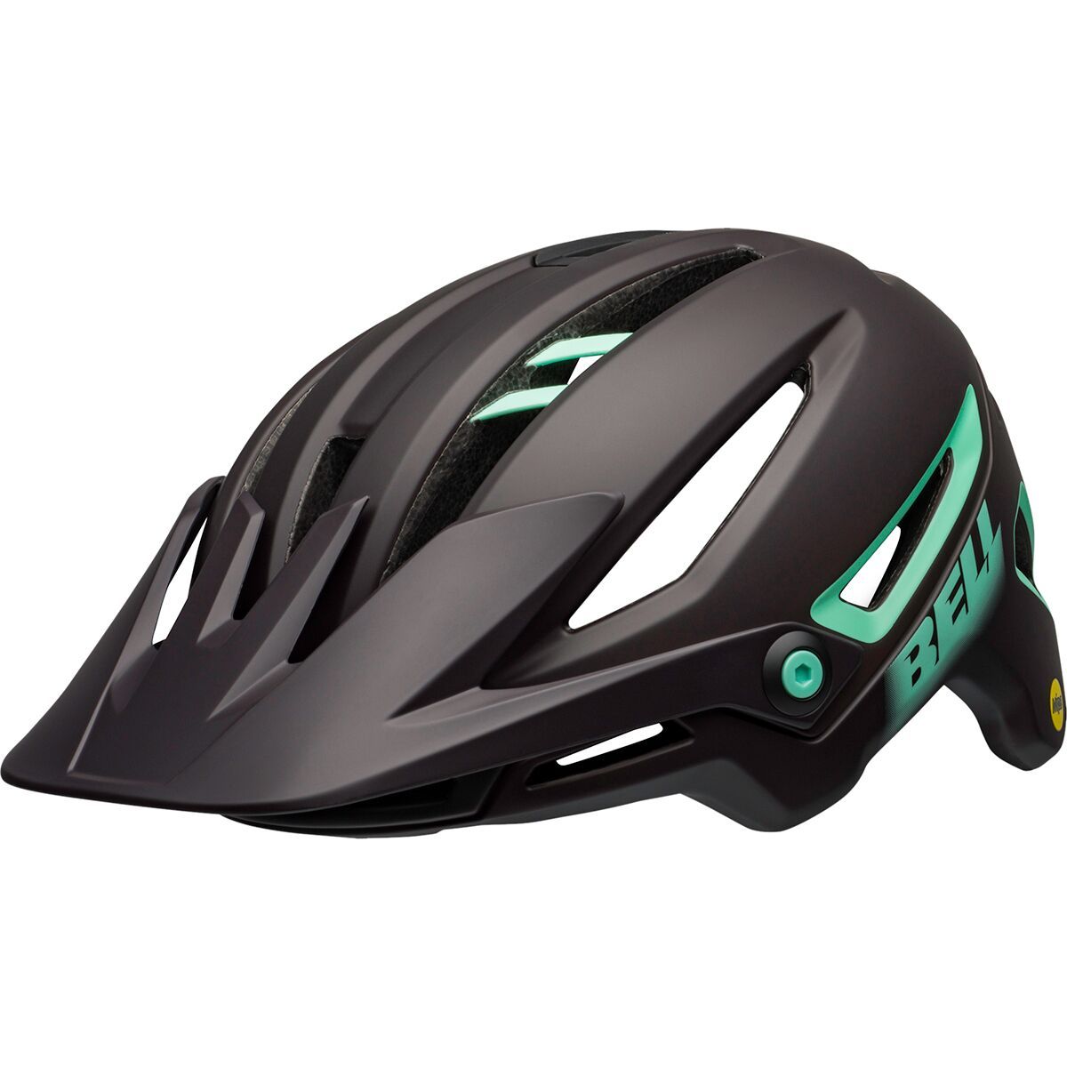 Bell Sixer Mips Helmet Matte/Gloss Dark Brown/Mint, S