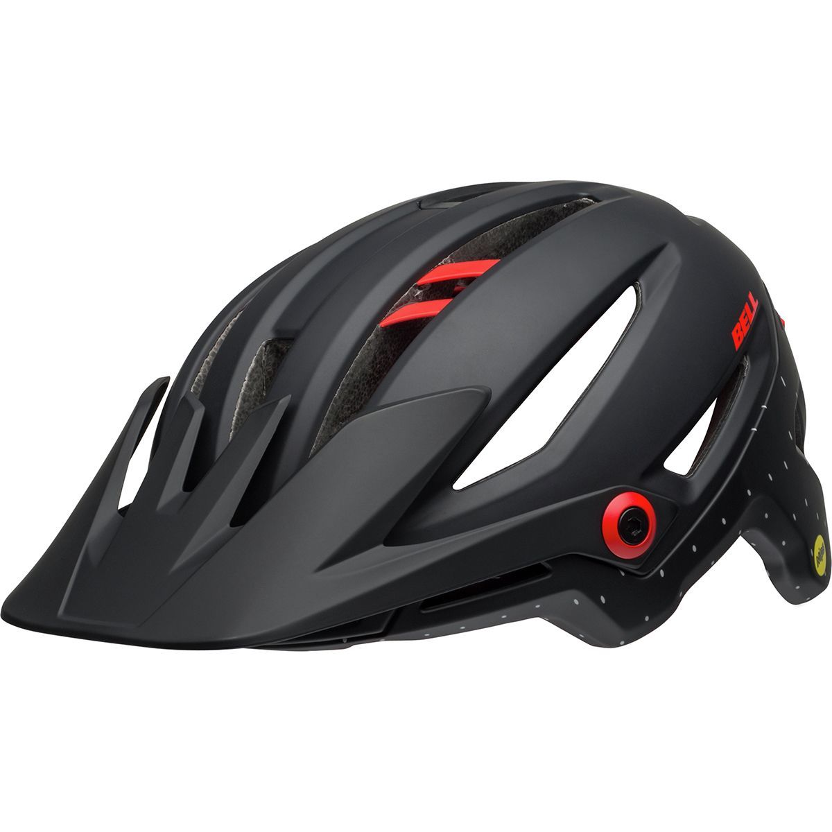 Bell Sixer Mips Helmet Virago Matte Black/White/Crimson, S