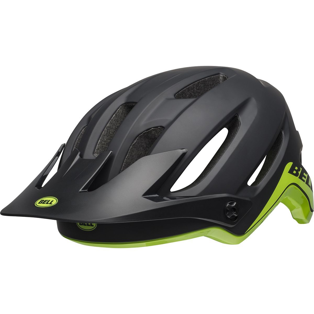 Bell 4Forty Mips Helmet Cliffhanger Matte/Gloss Black/Green, L