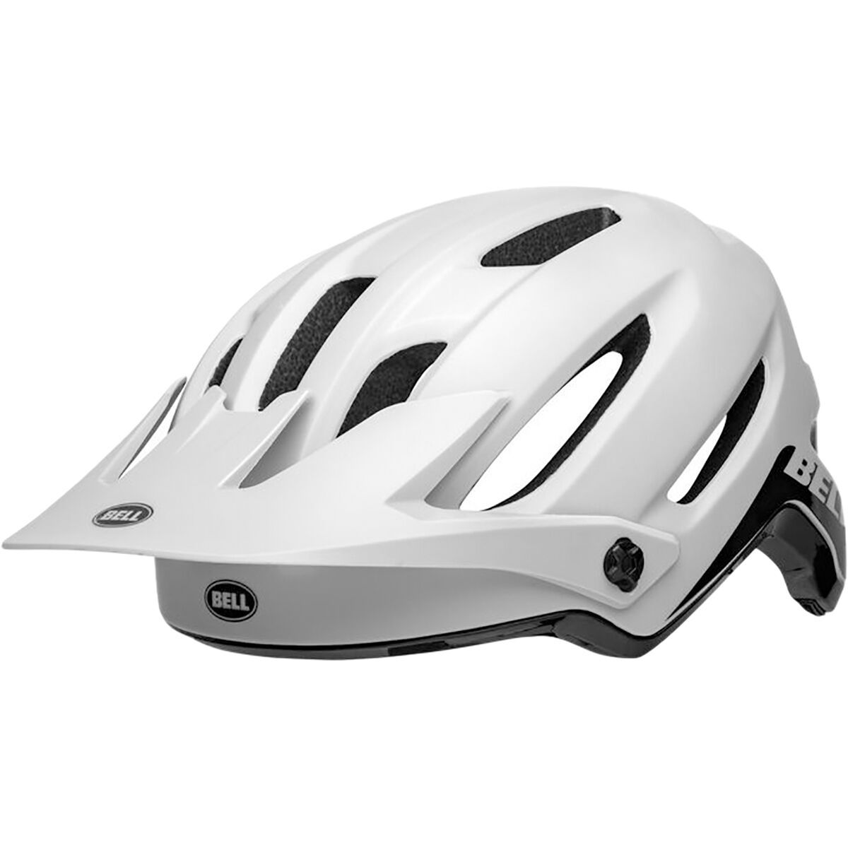 Image of Bell 4Forty Mips Helmet Gloss/Matte White Black, M