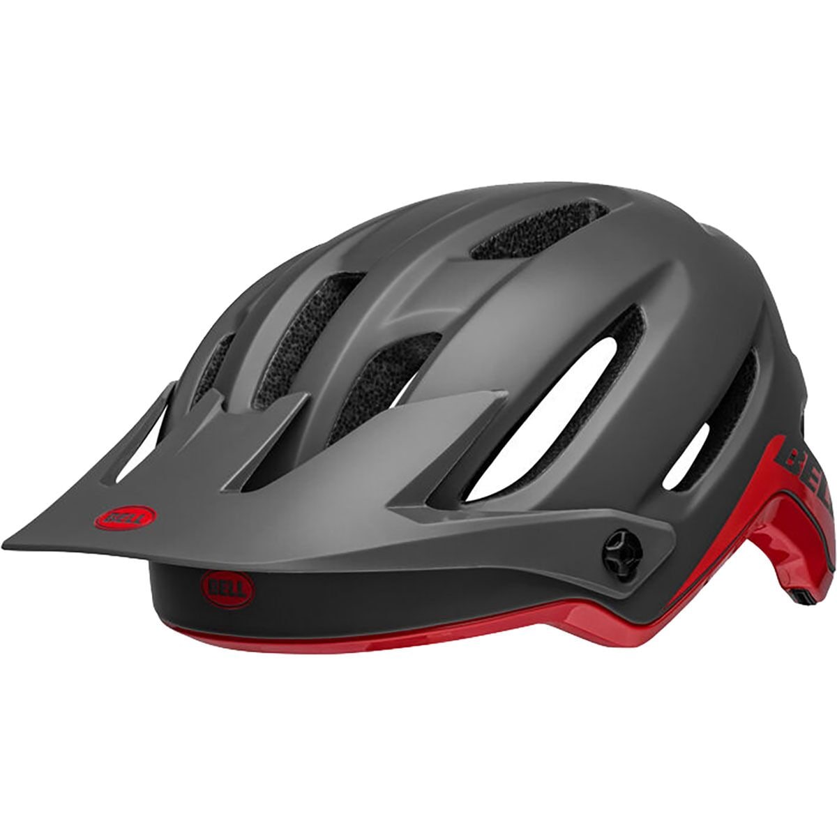 Image of Bell 4Forty Mips Helmet Matte/Gloss Gray/Red, S
