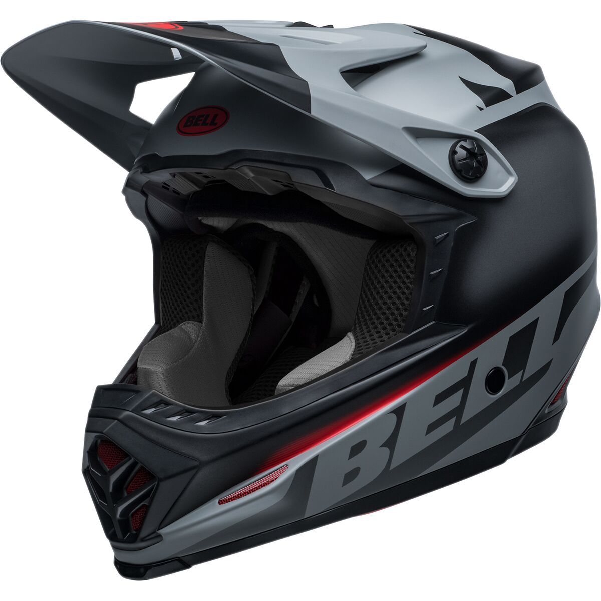 Bell Full-9 Fusion Mips Helmet Matte/Gloss Black/Gray/Crimson, XXL