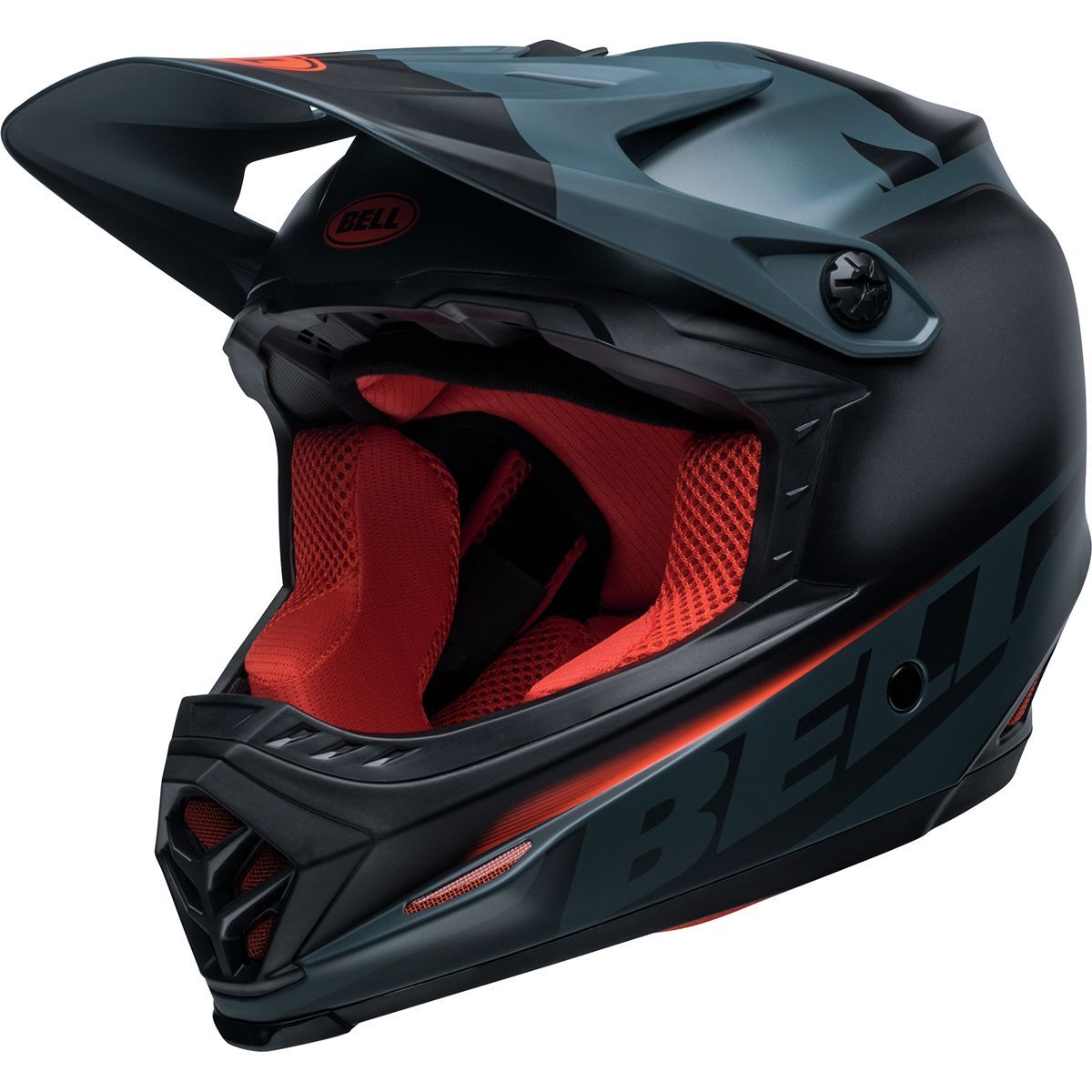 Bell Full-9 Fusion Mips Helmet Matte/Gloss Black/Slate/Orange, L