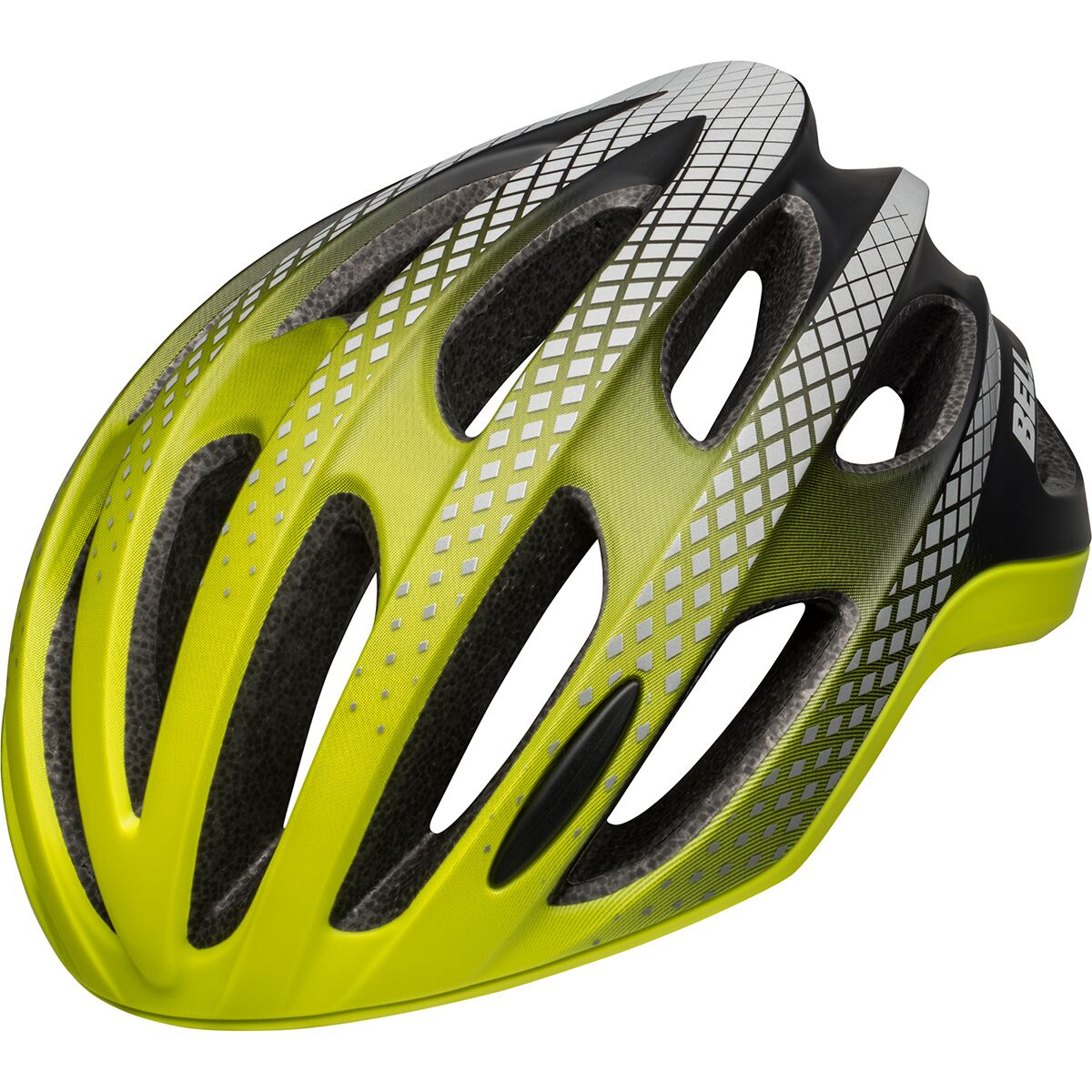 Image of Bell Formula Led Ghost Mips Helmet Matte/Gloss Hiviz/Black Ghost, L