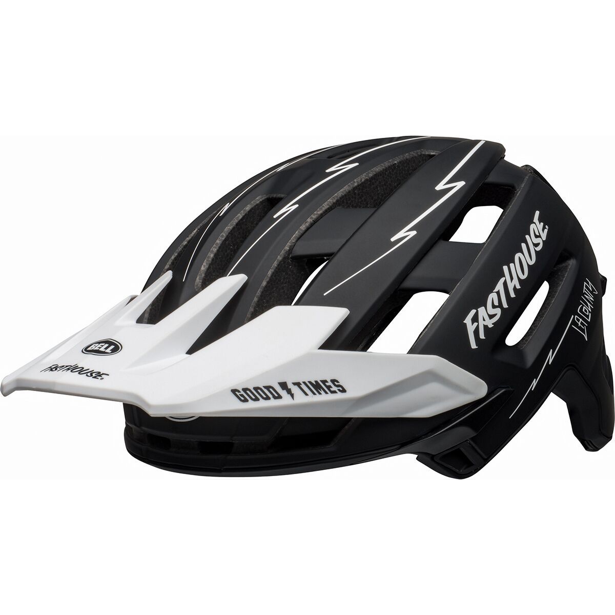 Bell Super Air Mips Helmet Matte Black/White Fasthouse, L