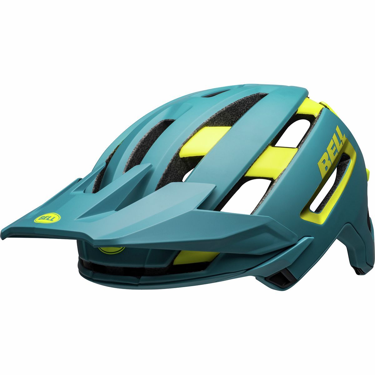 Bell Super Air Mips Helmet Matte/Gloss Blue/Hi-Viz, M